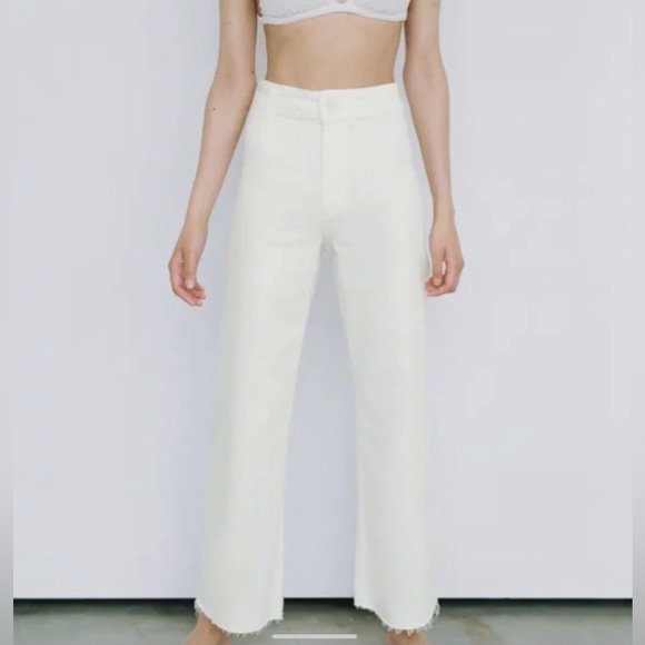 Zara Denim - ZARA // The Marine Straight in Off-White